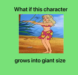 What if Ann Darrow grows into giant?