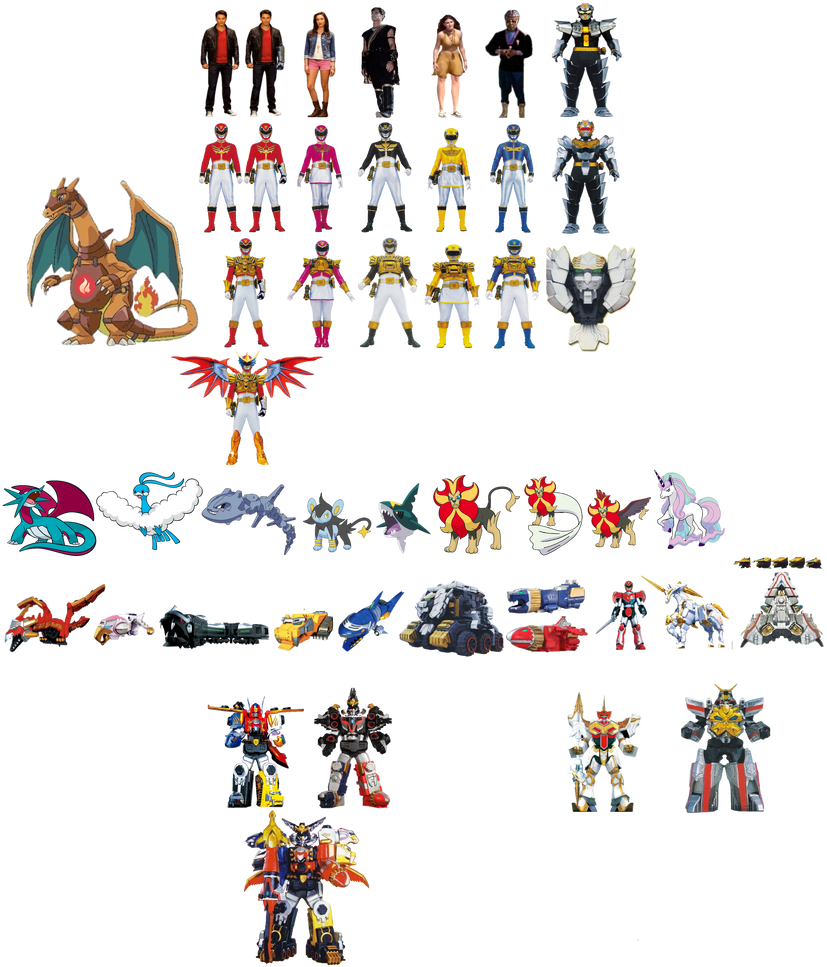 All Pokemon Rangers New idea for Pokemonized Power Rangers shows by ChipmunkRaccoonOz on ...