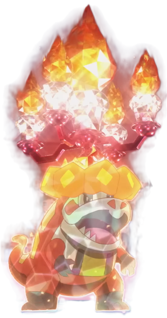 Crocolar Terastallized Fire-type Crocolar render by ChipmunkRaccoonOz on DeviantArt