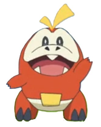 Fuecoco render by ChipmunkRaccoonOz on DeviantArt