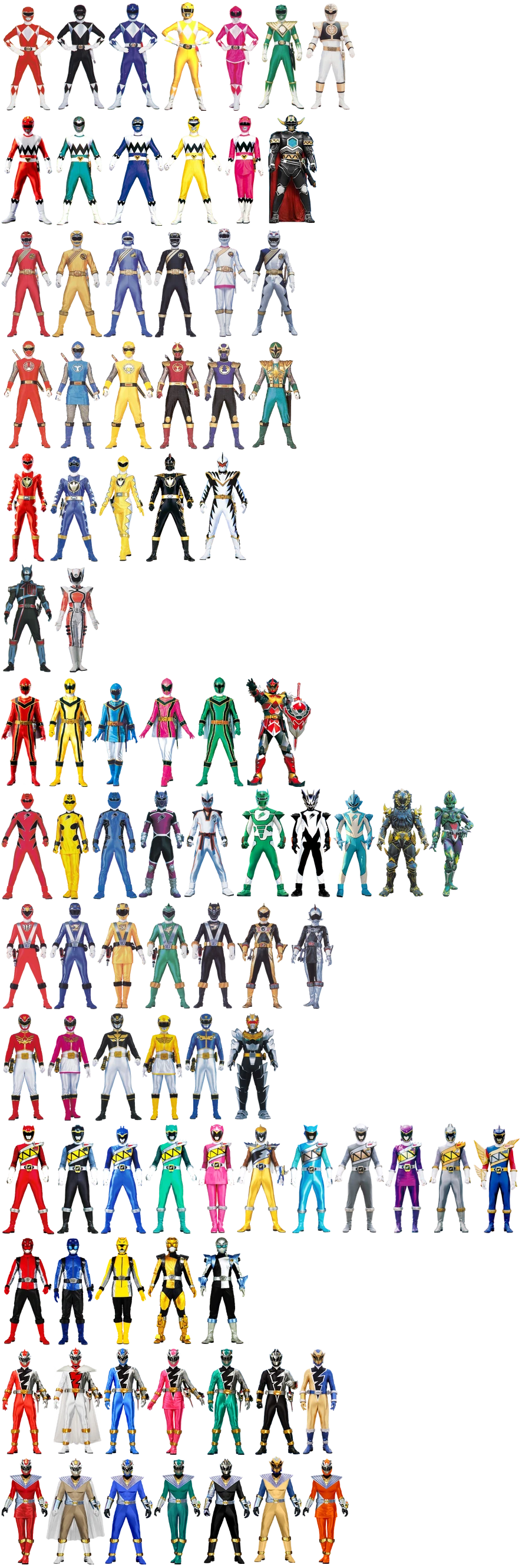 Power Ranger Ranger Furry Animal-themed Power Rangers by ChipmunkRaccoonOz on DeviantArt
