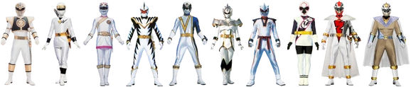 White Rangers by ChipmunkRaccoonOz on DeviantArt