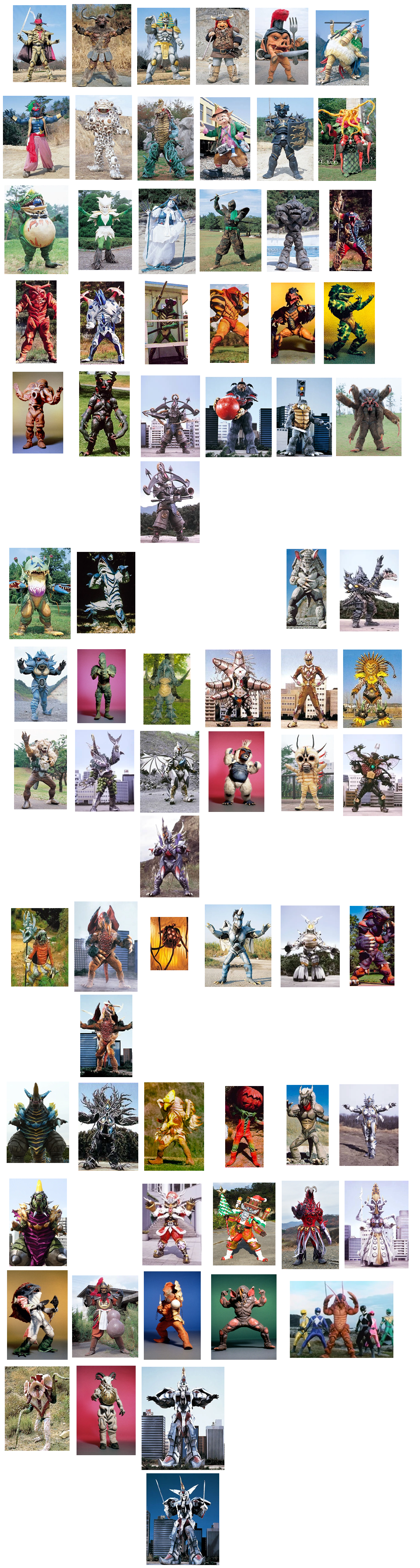 Monsters in Pokemonized MMPR by ChipmunkRaccoonOz on DeviantArt