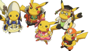 Cosplay Pikachu render