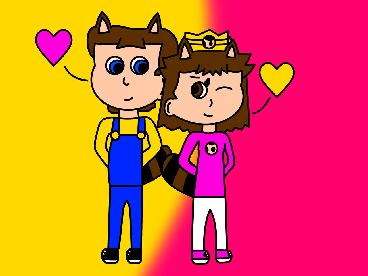 Tanooki couple by Jcubgamerartist on DeviantArt