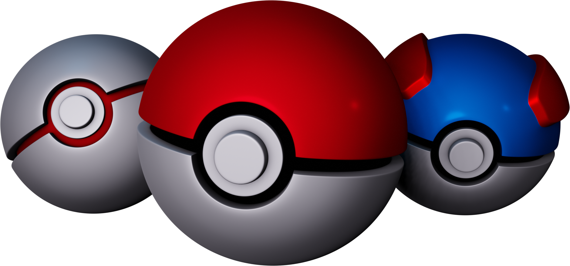 Pokemon Pokeballs Transparent by StormeonThePokemon on DeviantArt