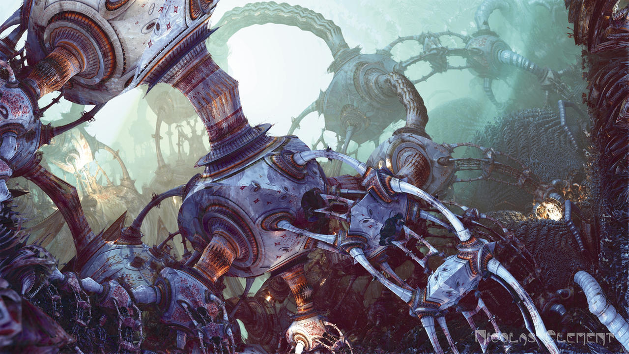 Alien Machinery by Nicolas-Clement on DeviantArt