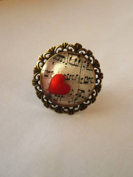 'I love music' Ring