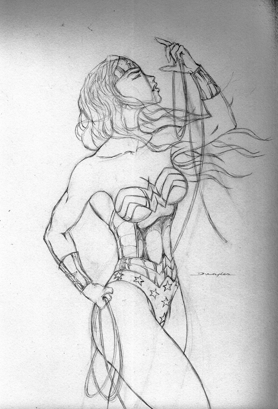 Wonder Woman II Sketch