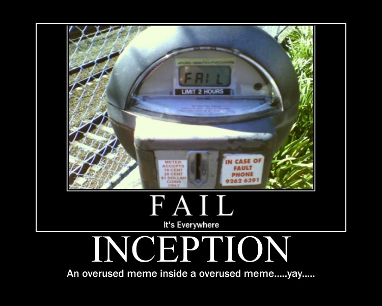 InCEPTION.....demotivational