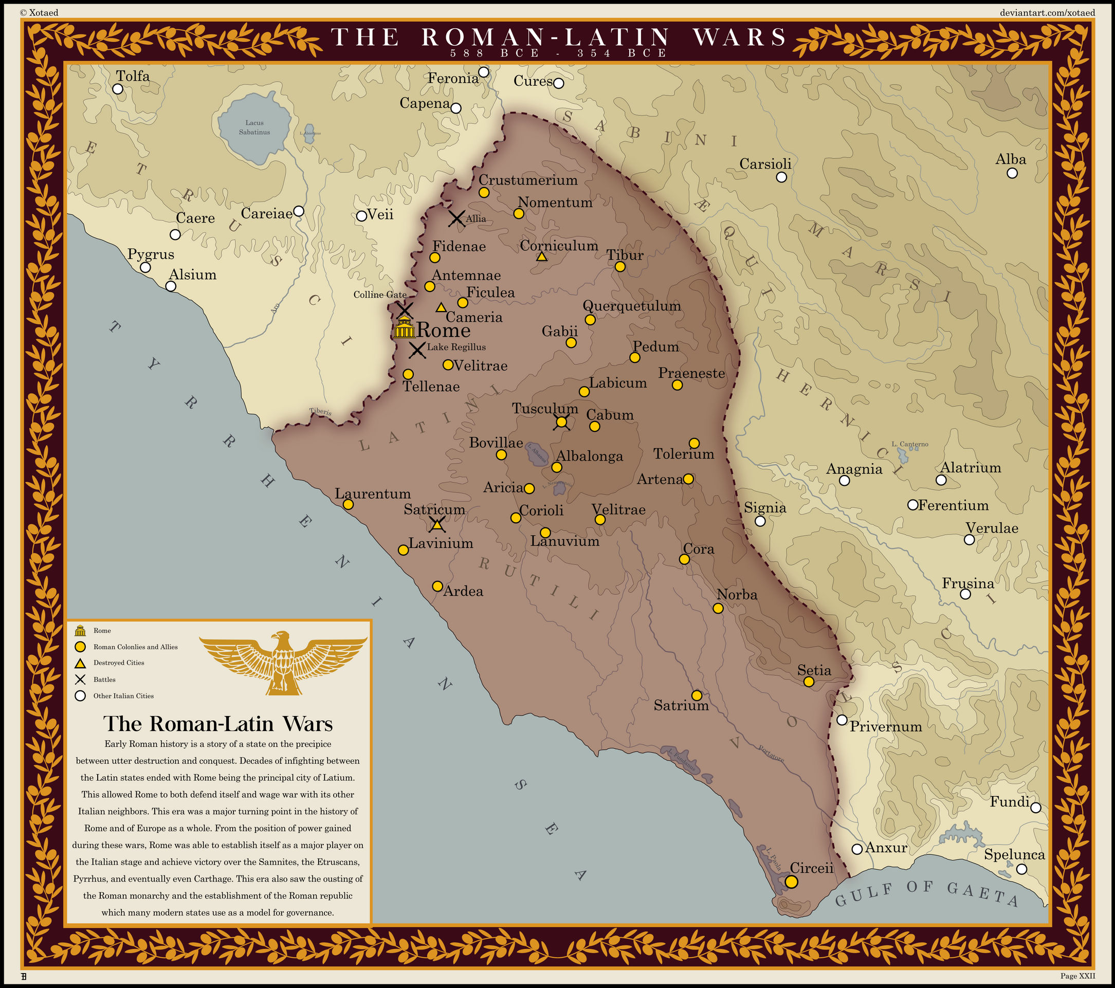 Roman Expansion in Italy: The Roman-Latin Wars by Xotaed on DeviantArt