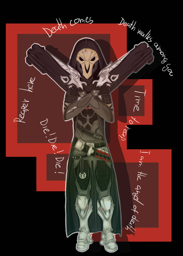 Overwatch- Chibi Reaper by xHerri on DeviantArt