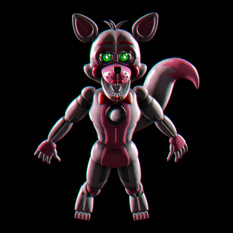 Shiny Funtime Foxy by Stixyie on DeviantArt
