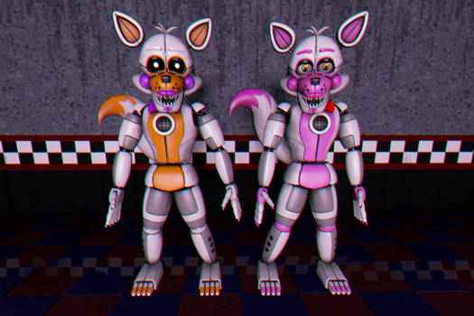 Funtime foxy and lolbit by Springfox02 on DeviantArt