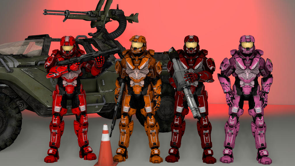 All Meta Suits Rvb RvB LineUp - Red Team by SketchyBehavior on DeviantArt