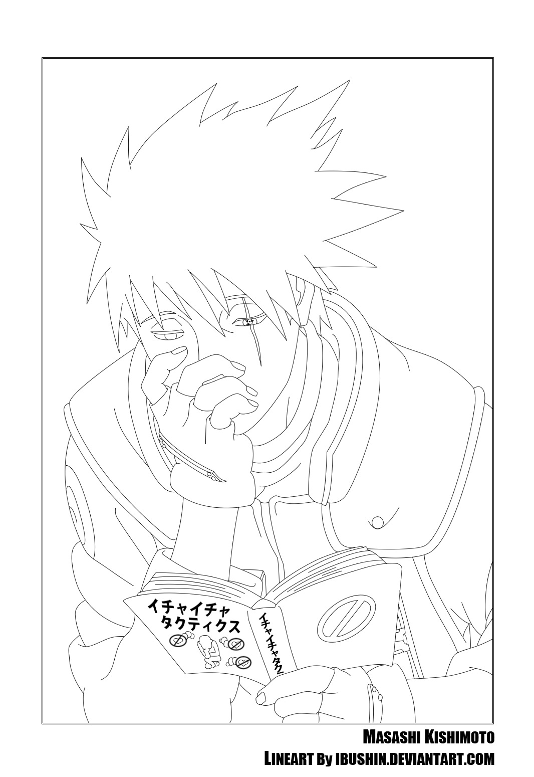 Kakashi 294 Lineart