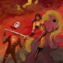 Conan Riding on a Pony