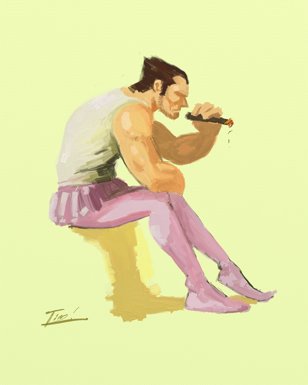 Wolverine as a Ballerina