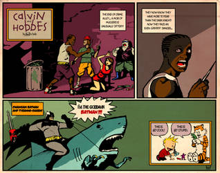 Calvin and Hobbes and Batman