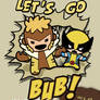 Wolvie and Sabretooth Kawaii