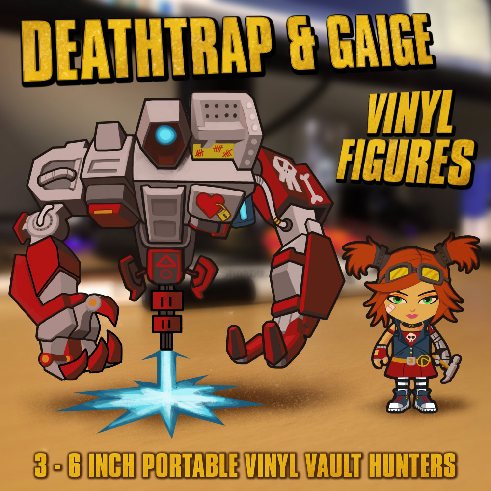 Gaige and Deathtrap Figures