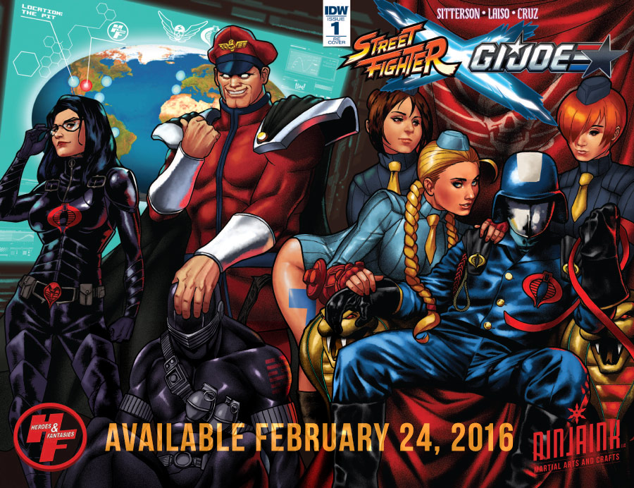 SF X GI JOE Wraparound Variant by ninjaink