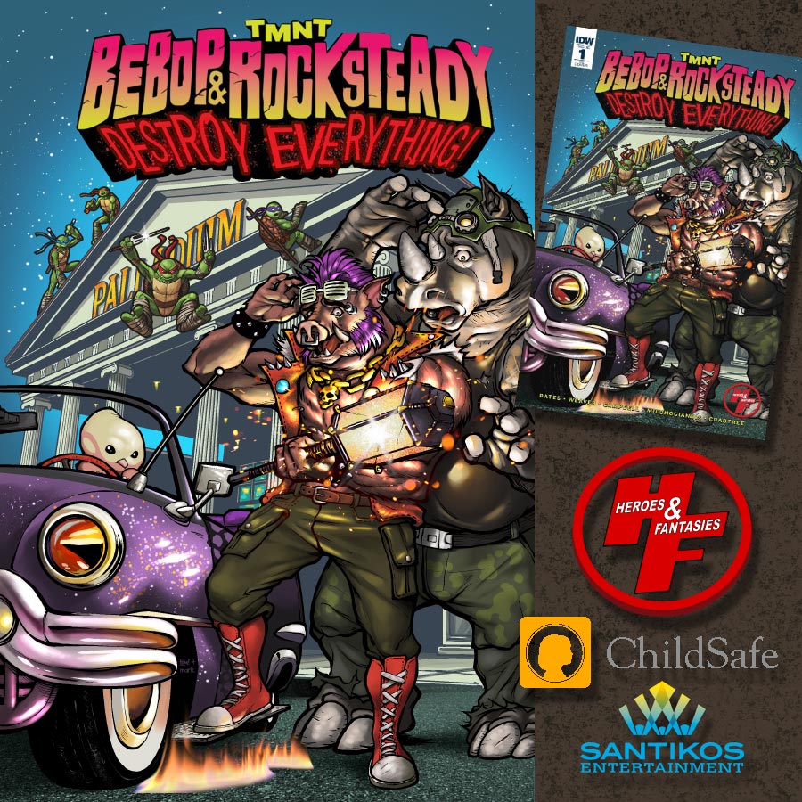 TMNT Bebop and Rocksteady Destroy Everything by ninjaink