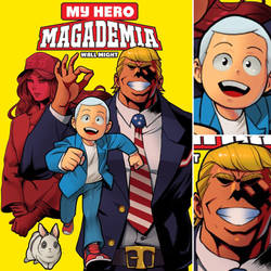 MY HERO MAGADEMIA WALL MIGHT COVER