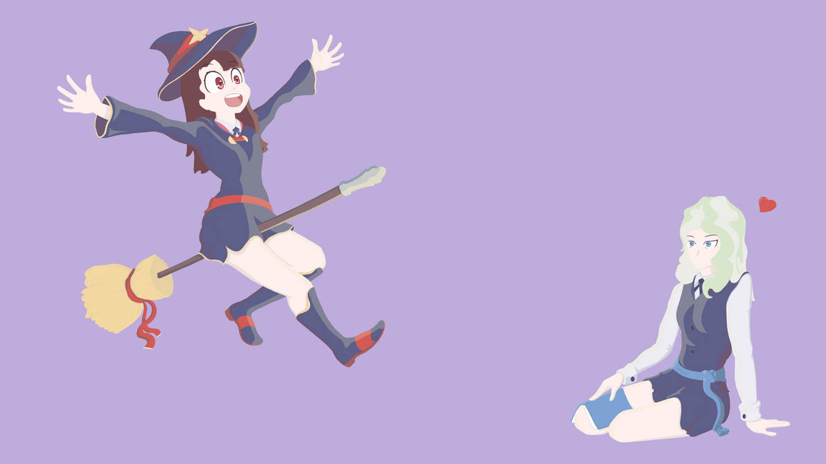 Little Witch Academia - Akko and Diana by Nuckface on DeviantArt