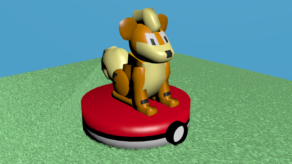 Growlithe 3D Model