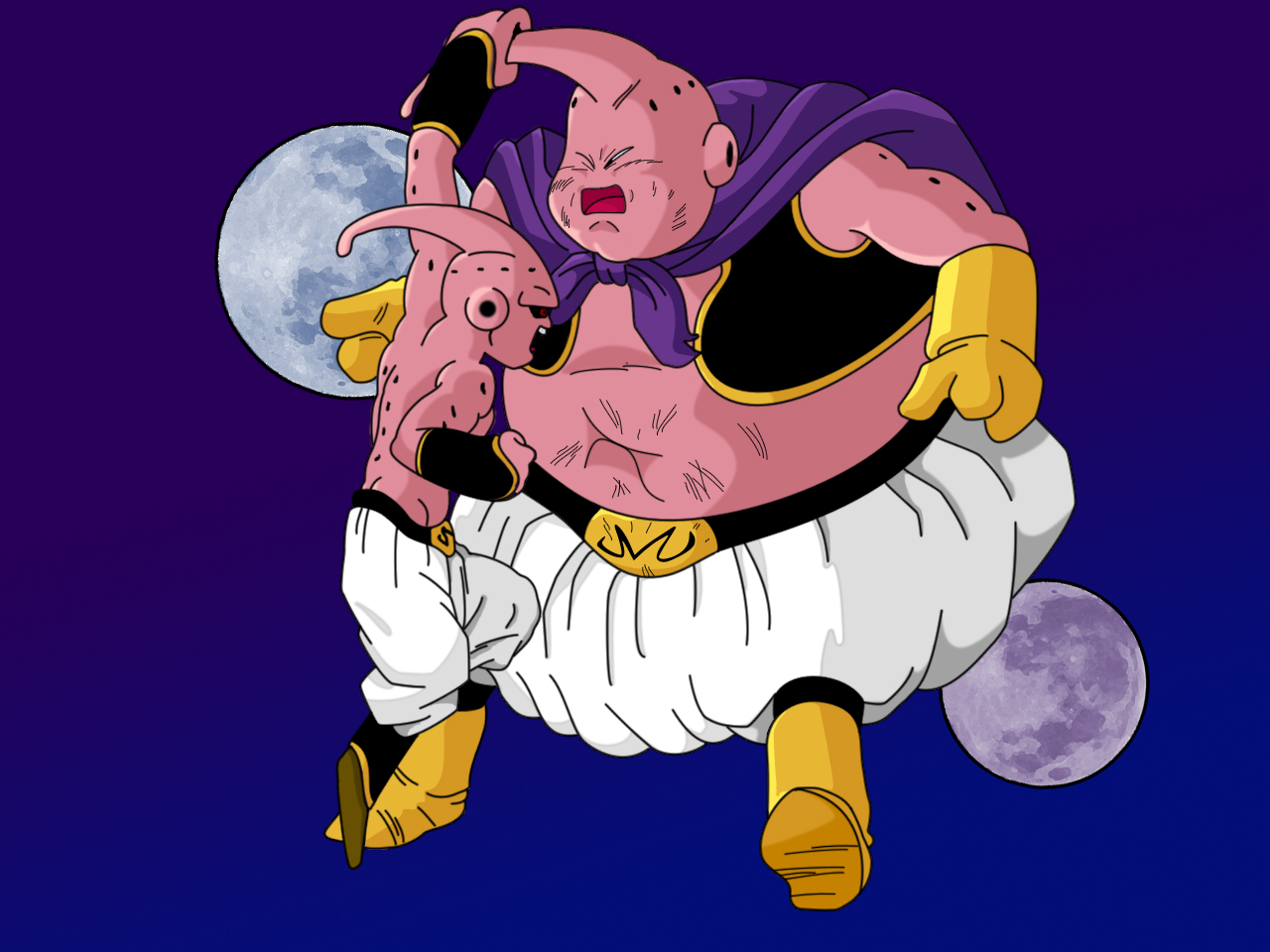 Majin boo gordo! by SuperAgua on DeviantArt