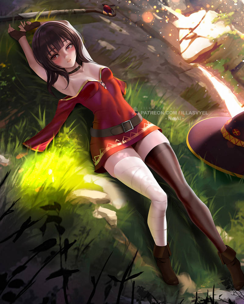 Megumin Hot Spring Megumin by illasvyel on DeviantArt
