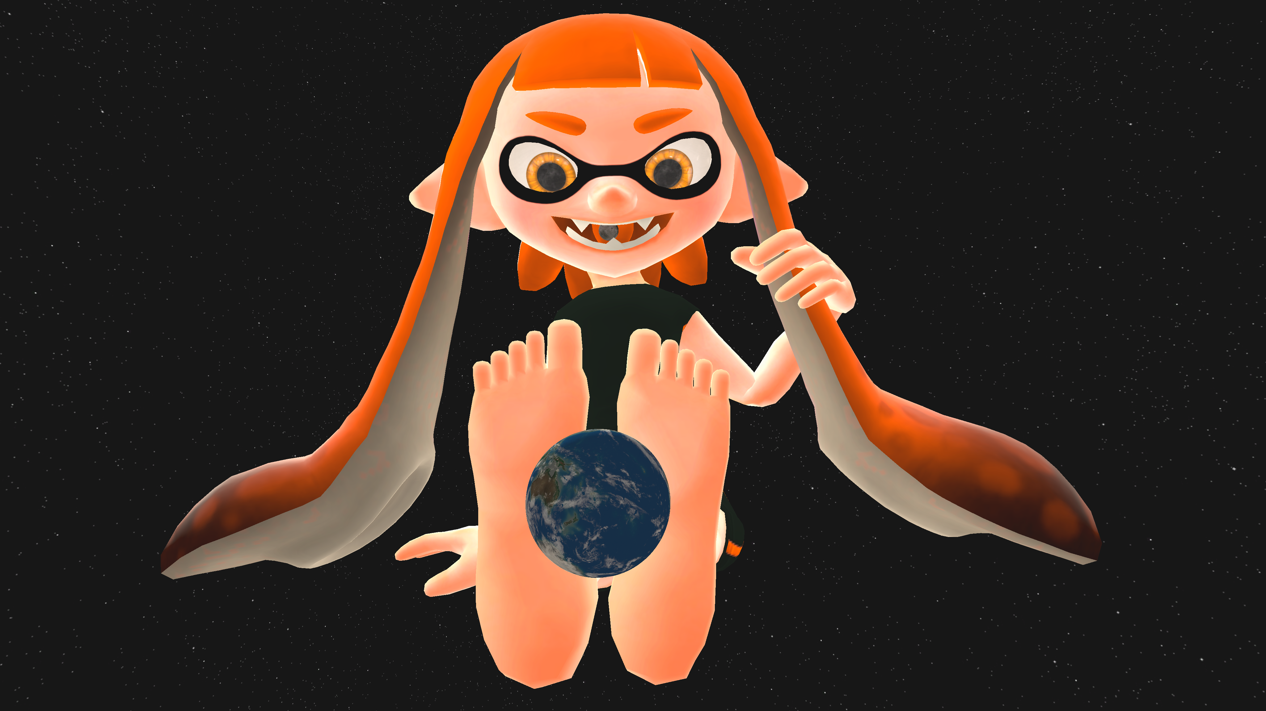 Colossal Inkling Giantess Inkling Dominates the World! by GiantInklingFan on DeviantArt