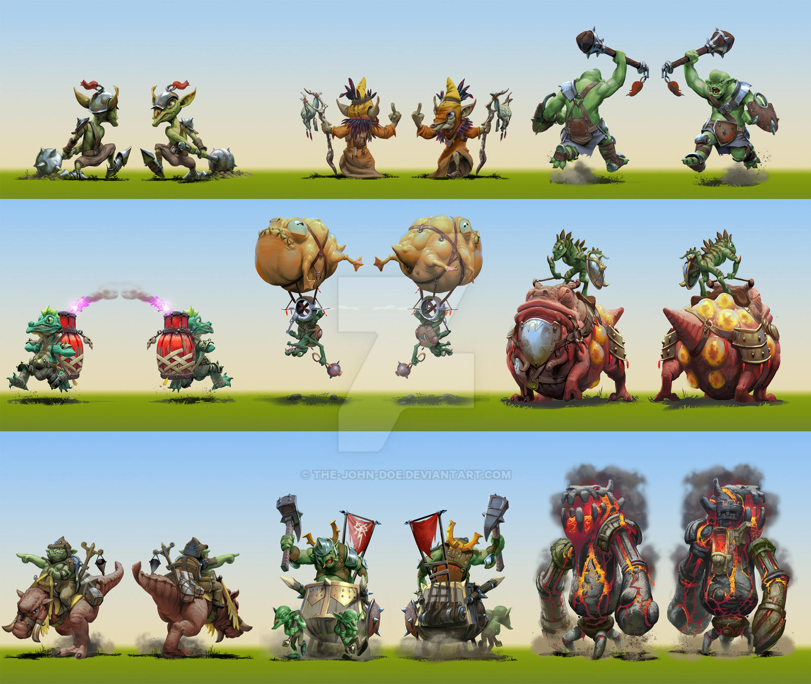 'OrcsOrcsOrcs' Creature illustrations by the-John-Doe on DeviantArt