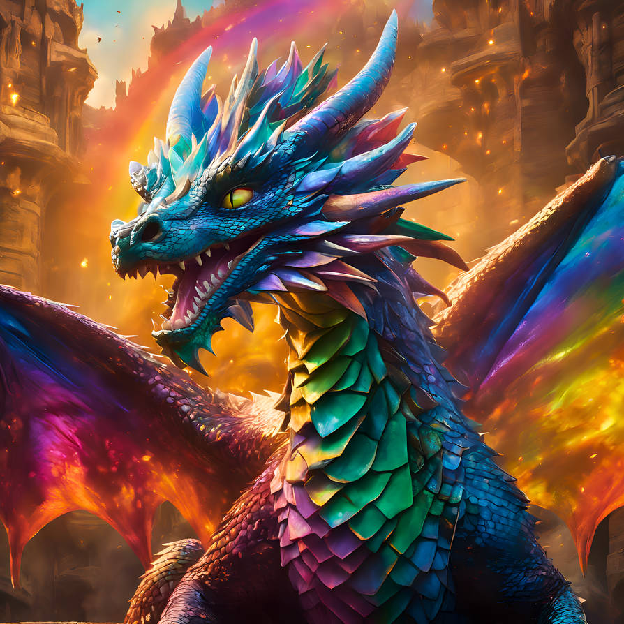 One Color Dragon Multicolor Dragon by Artsupportlike on DeviantArt