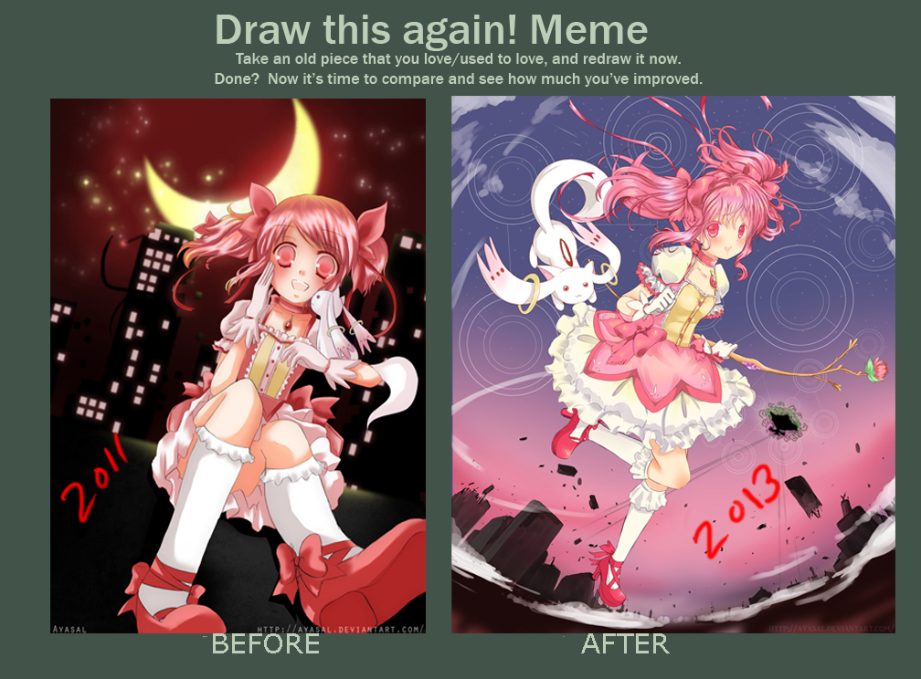 Madoka - Draw this again! Meme