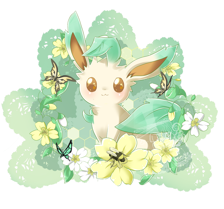 Commission #6  Leafeon