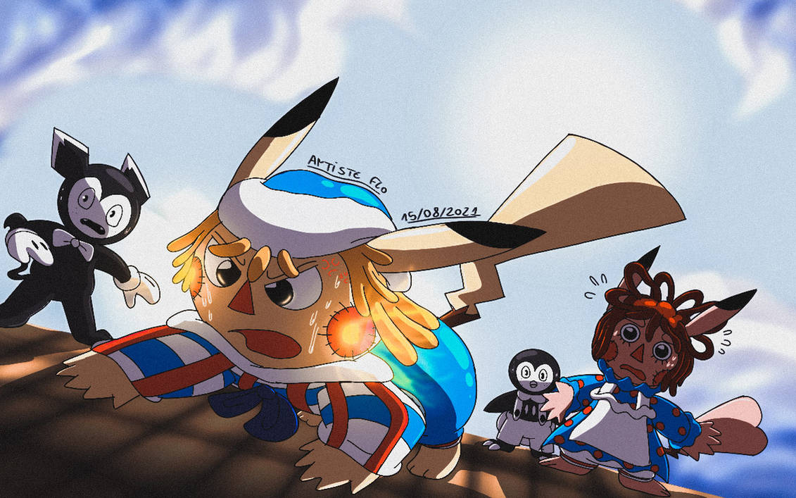 Pikachu Randy Pikachu Raggedy Andy Attack by 185480 on DeviantArt