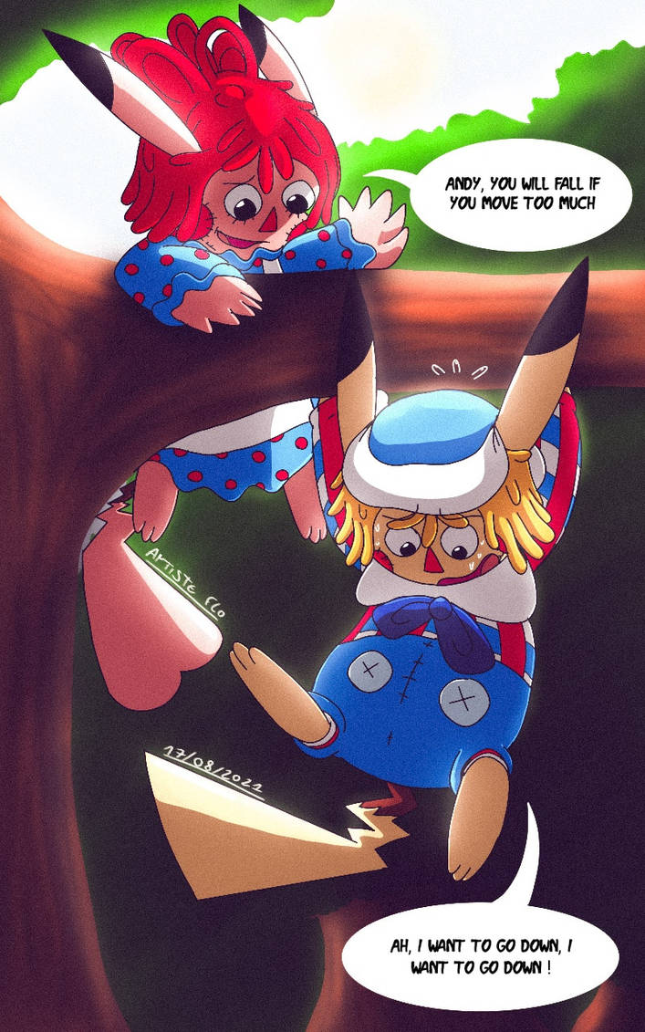 Pikachu Randy Pikachu Raggedy ann and andy #5 by 185480 on DeviantArt