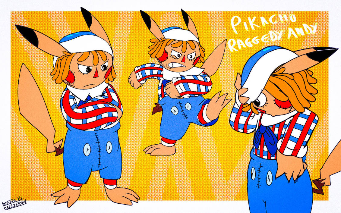 Pikachu Randy Pikachu Raggedy Andy by 185480 on DeviantArt
