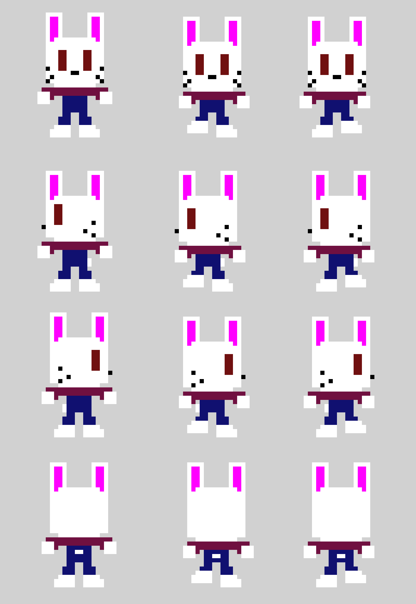 Andy's Apple Farm: Enzo the Rabbit Sprites by 185480 on DeviantArt