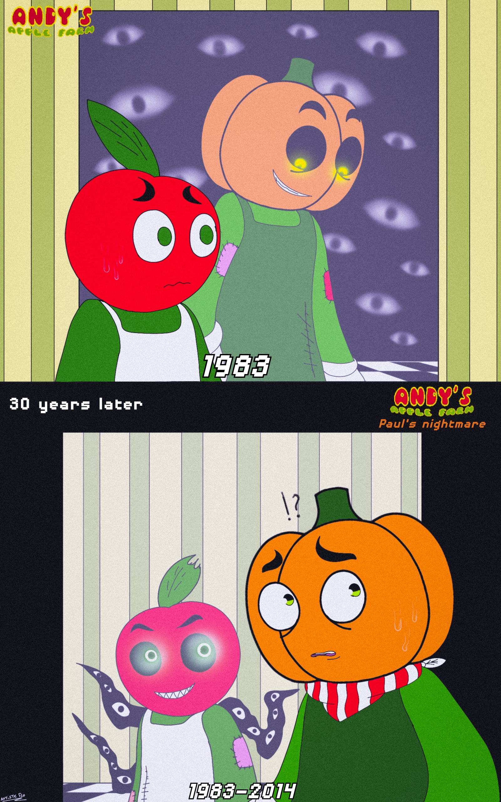 Andy's Apple Farm and Paul's Nightmare by 185480 on DeviantArt