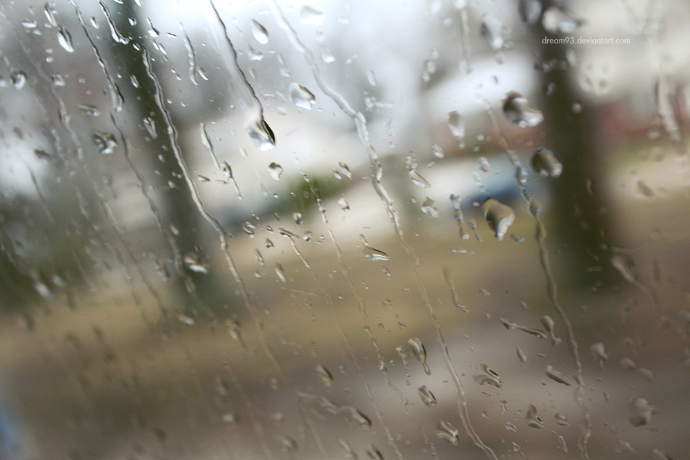 Falling Droplets of Rain