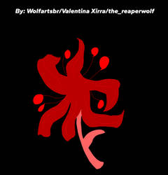 Red Spider Lilly,monochromatic painting