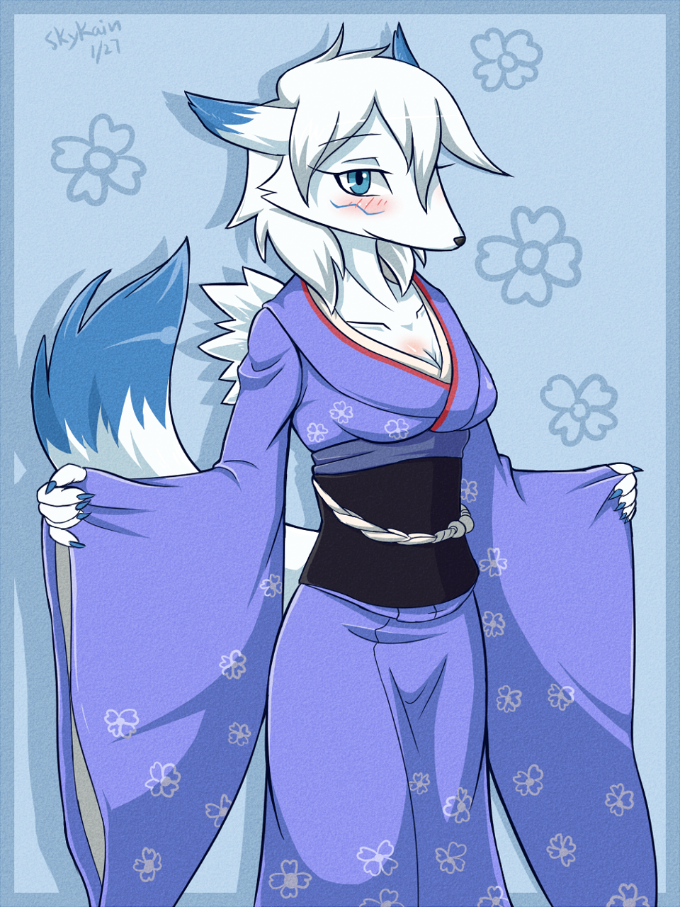 Commission-Kimono Fox