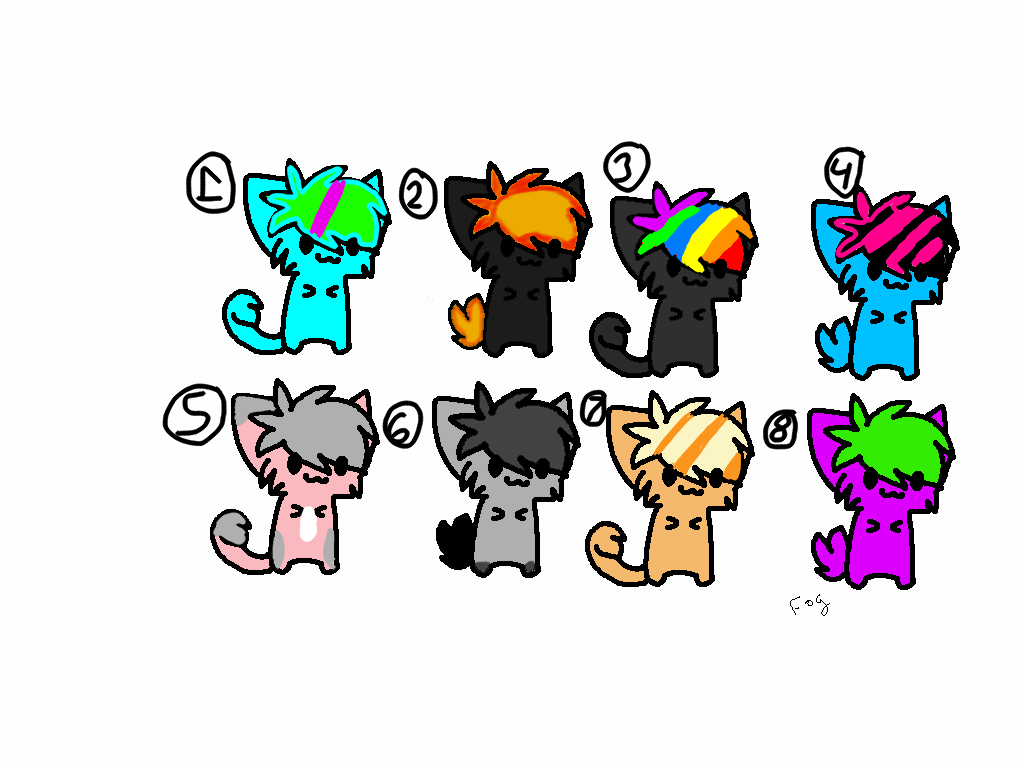 Kitten Adoptables #5, Prices Vary