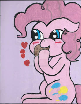 Pinkie Pie Eating A Cookie