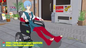 Evangelion 0001) Rei in Japan