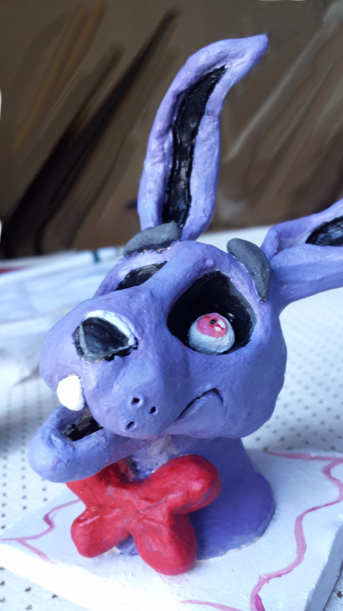 Bonnie Bunny Head Sculpture