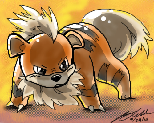 Growlithe Oekaki